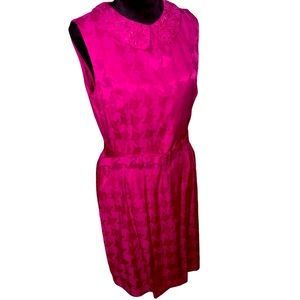 Alex Marie Sleeveless Punk Dress with belt and beaded collar, size 10P